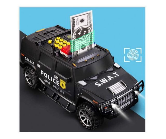 Pusculita Smart POLICE negru