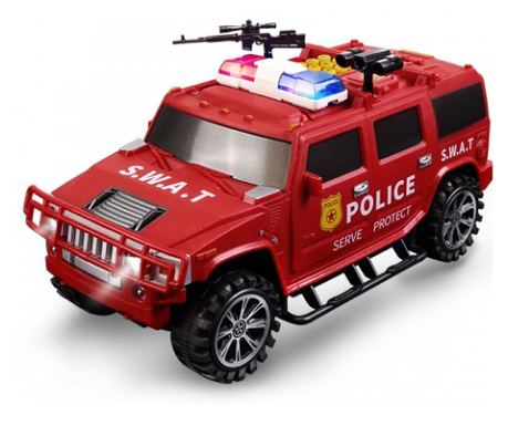 Pusculita Smart POLICE rosie