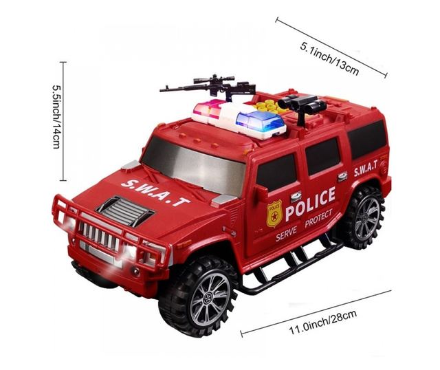 Pusculita Smart POLICE rosie