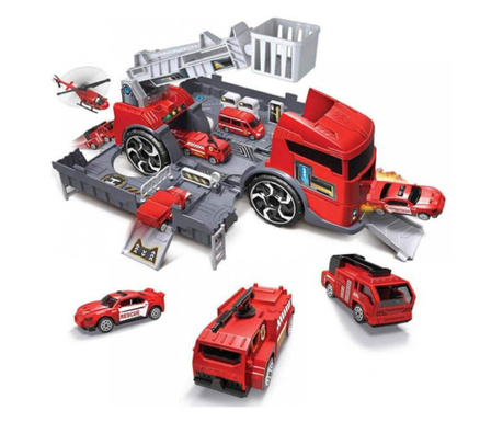 Set de joaca masina de pompieri si accesorii incluse