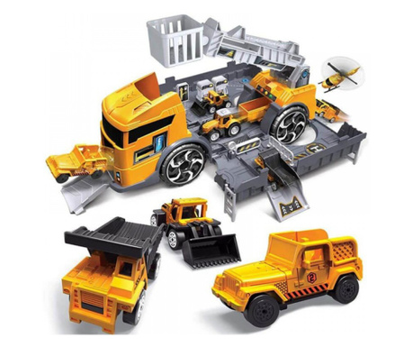 Set de joaca masina de constructii si accesorii incluse