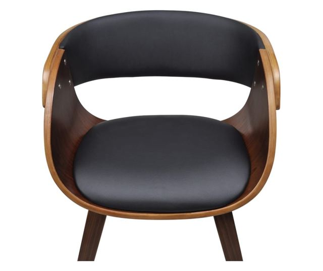 Kuhinjski stol, upognjen les in umetno usnje