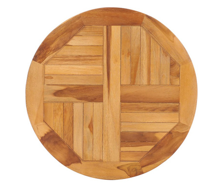 Platou rotativ de masă, lemn masiv de tec