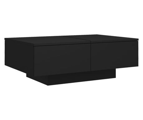 Stolić za kavu crni 90 x 60 x 31 cm od iverice 