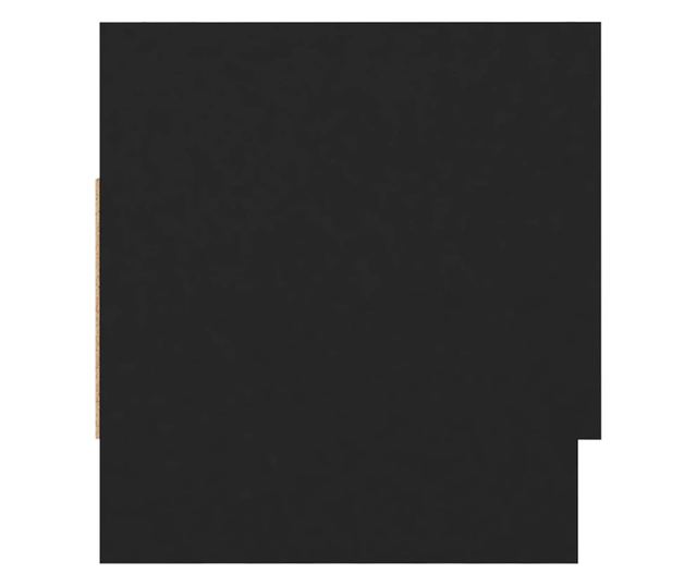 Ormar crni 70 x 32,5 x 35 cm od iverice