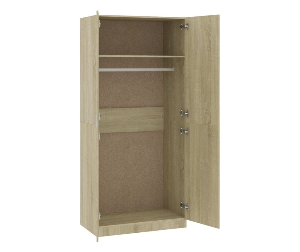 Гардероб, дъб сонома, 90x52x200 см, ПДЧ - 15