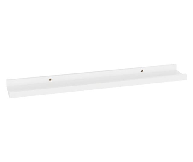 4 db fehér fali polc 60 x 9 x 3 cm
