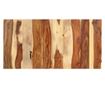 Radna ploča, 120x60x(2,5-2,7) cm, masivno drvo sheesham