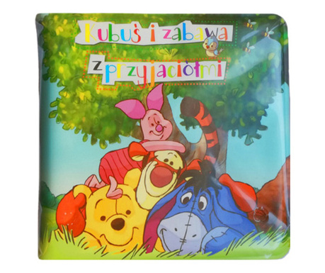 Carte educativa pentru baie Disney Winnie The Pooh 37DF, Multicolor