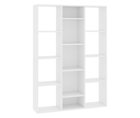fehér forgácslap térelválasztó/könyvszekrény 100 x 24 x 140 cm