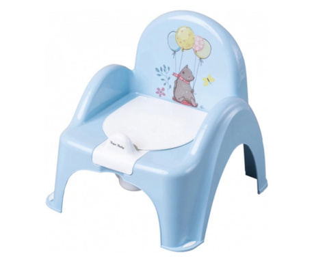 Olita muzicala tip scaunel cu capac Tega Baby FF-0247-108, Albastru