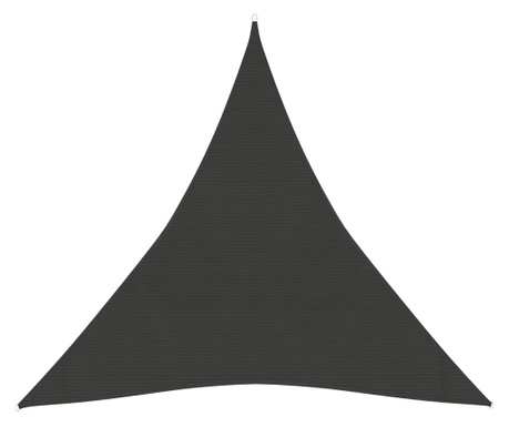 Pânză parasolar, antracit, 4,5x4,5x4,5 m, HDPE, 160 g/m²