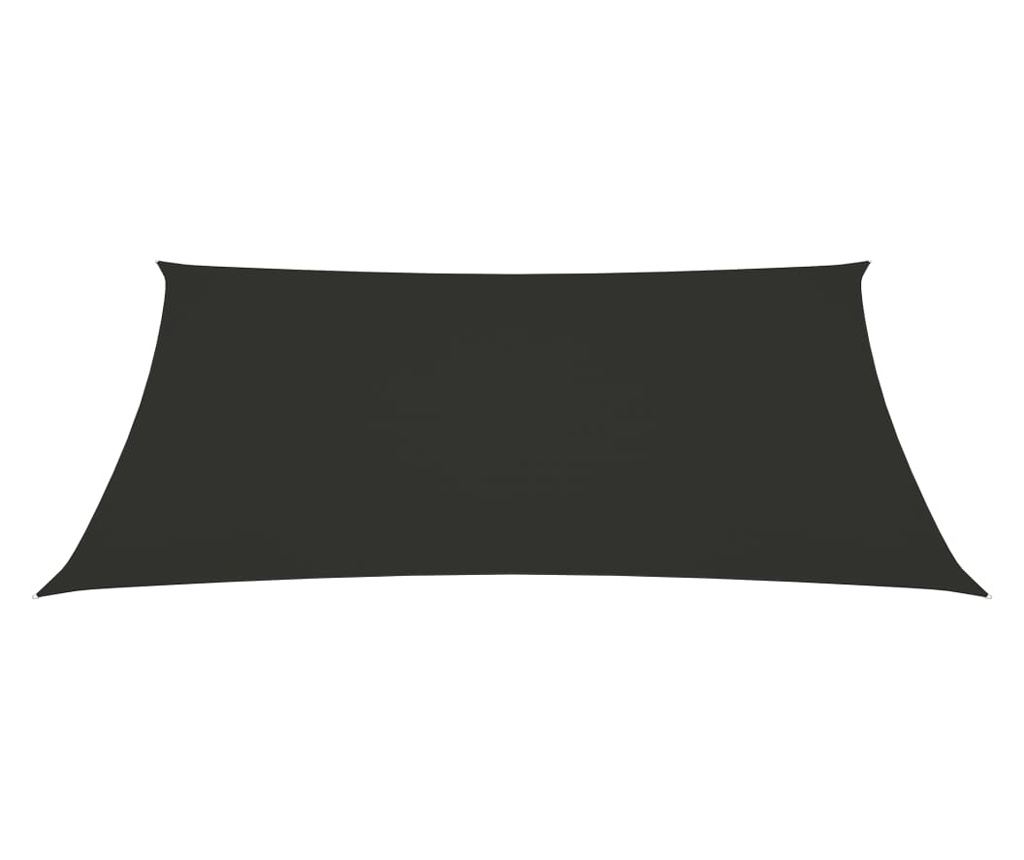 Jedro za zaštitu od sunca od tkanine trapezno 3/4x3 m antracit - 6