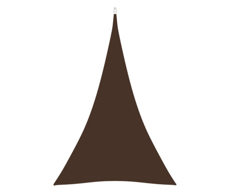 Платно-сенник, Оксфорд плат, триъгълно, 4x5x5 м, кафяво