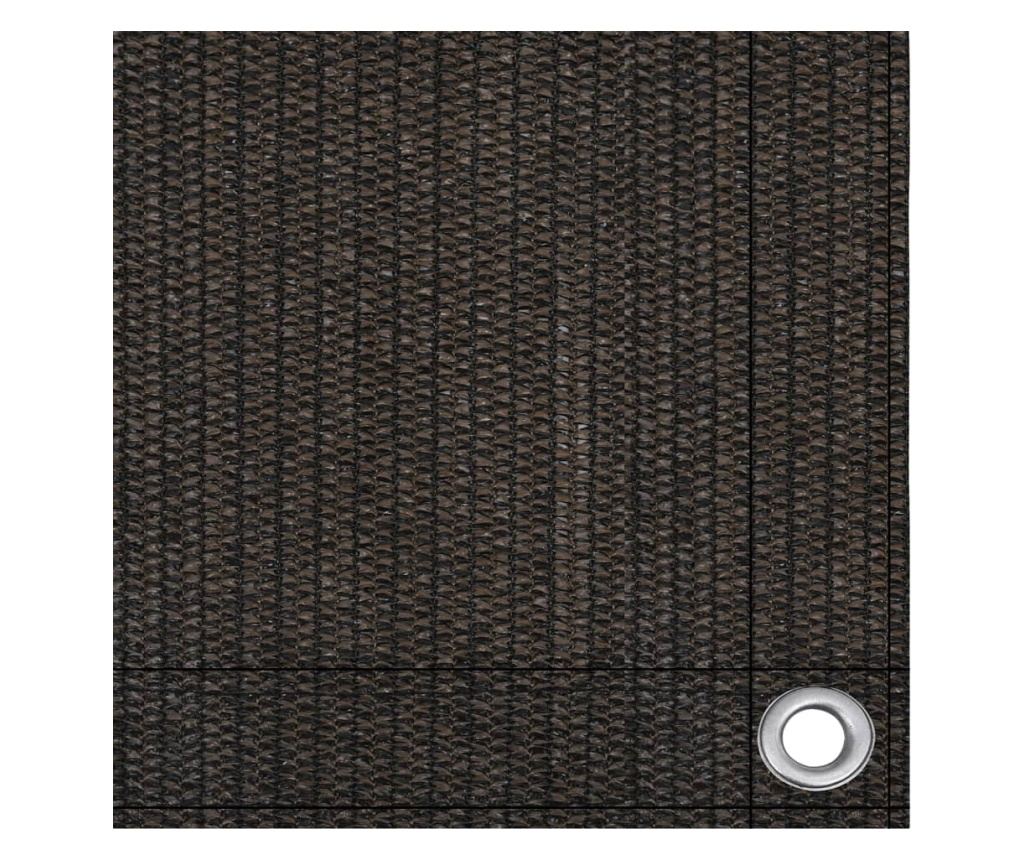 Preproga za šotor 250x200 cm rjava - 2