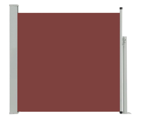 barna kihúzható oldalsó teraszi napellenző 170 x 300 cm