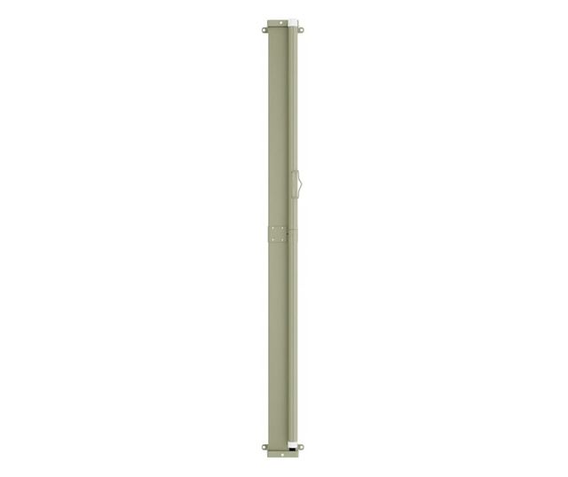 Πτυσσόμενο πλαϊνό σκίαστρο βεράντας, γκρι, 160x300 εκ.