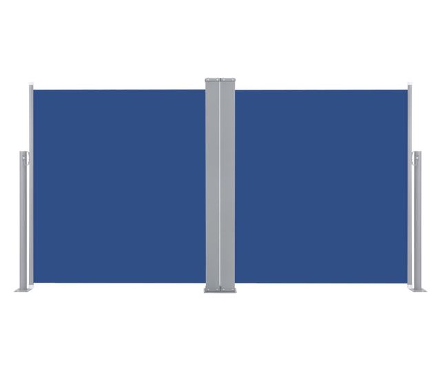 Αναδιπλούμενο Πλαϊνό Τέντα, Μπλε, 100 x 600 εκ.