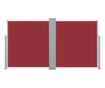 Πτυσσόμενο πλαϊνό σκίαστρο, Κόκκινο, 140 x 600 εκ.
