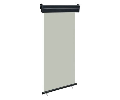 Πλαϊνό Τέντα Μπαλκονιού, Γκρι, 100 x 250 εκ.