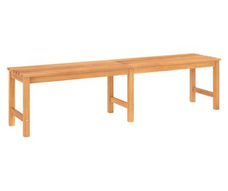 tömör tíkfa kerti pad 180 cm