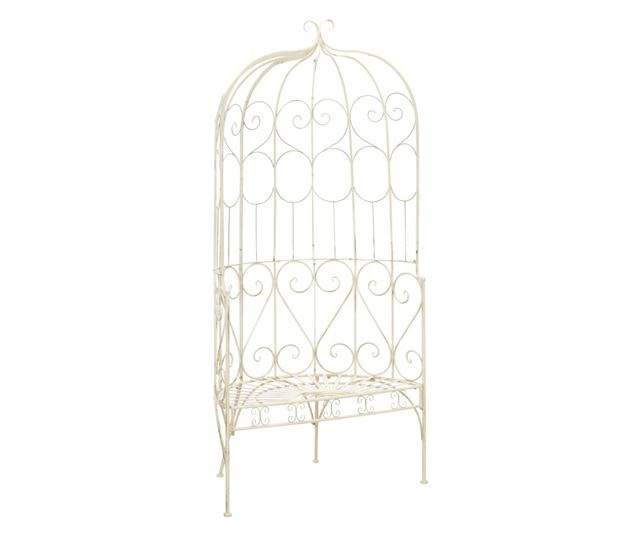 fehér antik vas kerti pad 95 cm