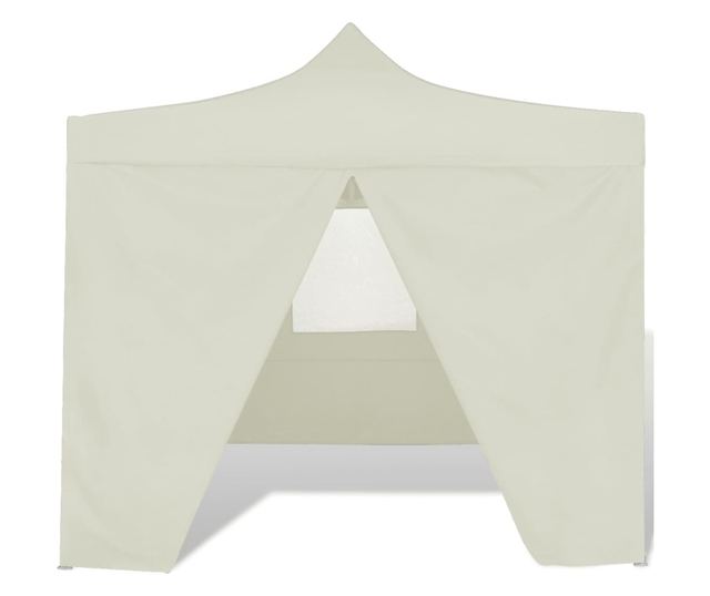 41464 Κρεμ Αναδιπλούμενη Σκηνή 3 x 3 μ. με 4 Τοιχώματα