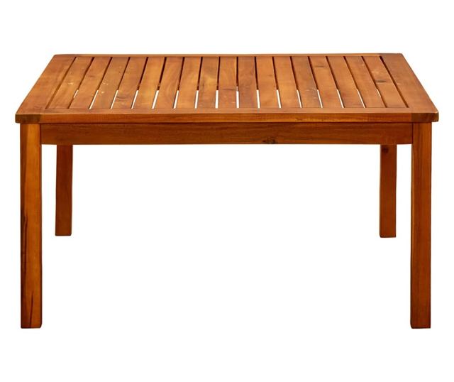 Măsuță de cafea de grădină, 85x85x45 cm, lemn masiv acacia
