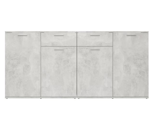 Službenica, siva beton, 160x36x75 cm, PAL