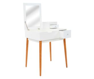Τουαλέτα με καθρέφτη, MDF, 60x50x86 εκ.