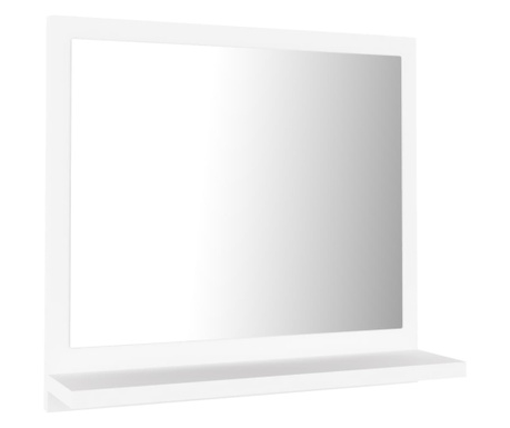 Kopalniško ogledalo belo 40x10,5x37 cm iverna plošča