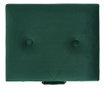 Taburet de depozitare, verde, 40 cm, catifea