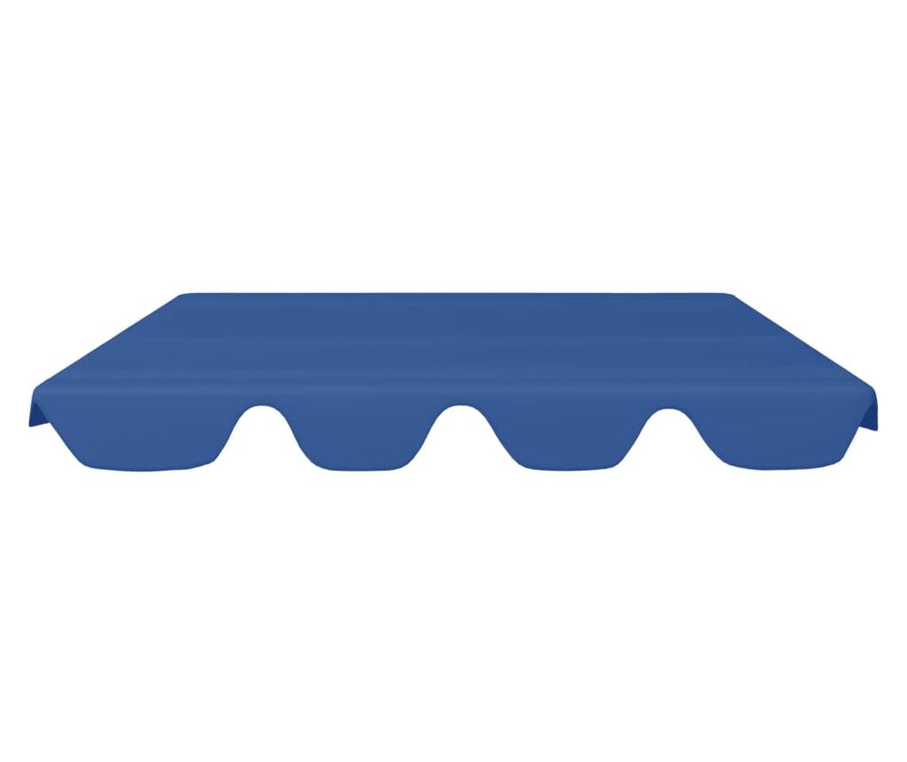 Резервен сенник за градинска люлка син 150/130x70/105 см - 3