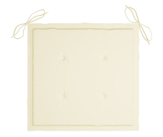 Сгъваем комплект градински мебели с възглавници, 5 части, бамбук