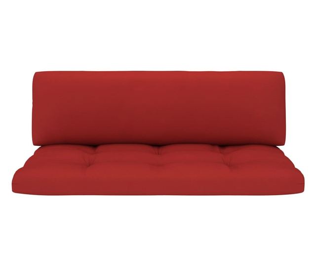 Canapea de mijloc din paleți de grădină, gri, lemn pin tratat