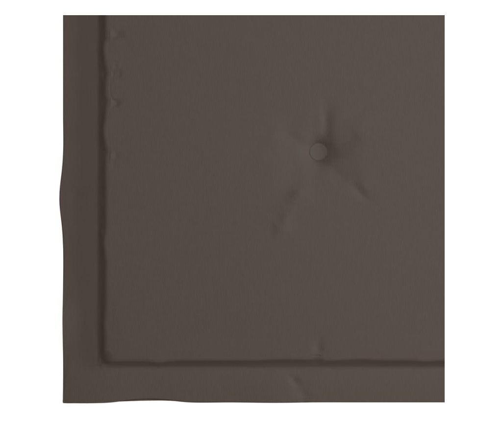 Perne scaun de grădină, 2 buc., gri taupe, 50 x 50 x 3 cm - 6