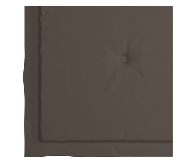 Градински възглавници за столове, 2 бр., Таупе сиво, 50 x 50 x 3 см