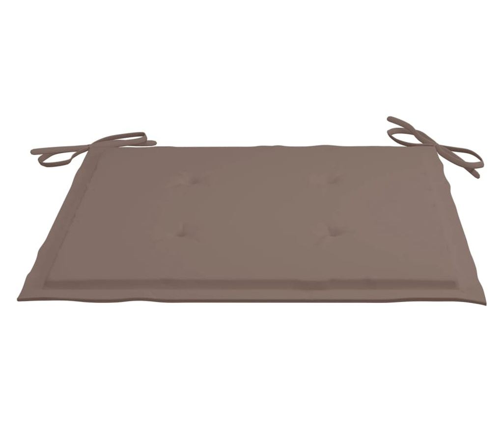 Градински столове с масичка за чай и възглавници, масивна акациева дървесина - 10