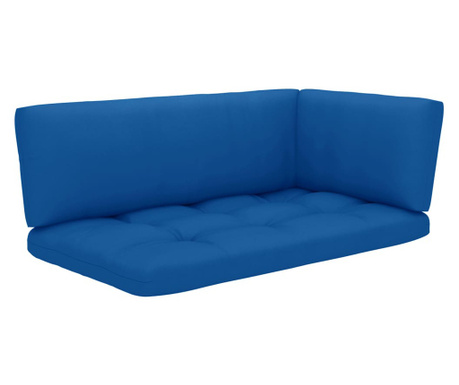 Jastuci za sofu od paleta 3 kom kraljevski plavi