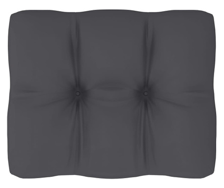 Възглавница за палетен диван, антрацит, 50x40x12 см