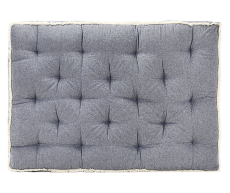 Възглавница за палетен диван, синя, 120x80x10 см