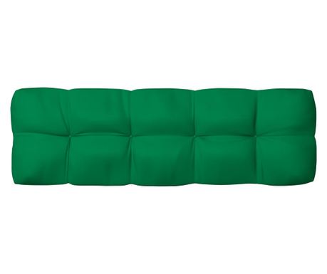 Blazina za kavč iz palet zelena 120x40x10 cm