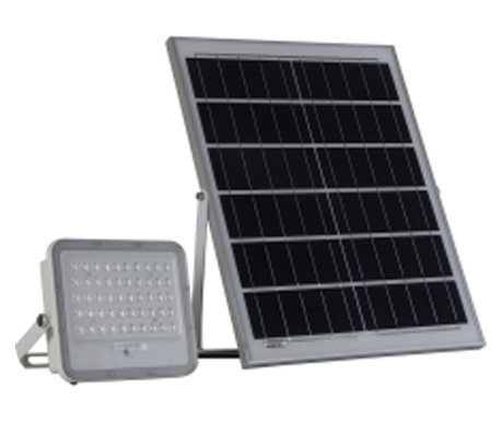 Proiector LED cu Panou Solar si telecomanda 120W/6500k