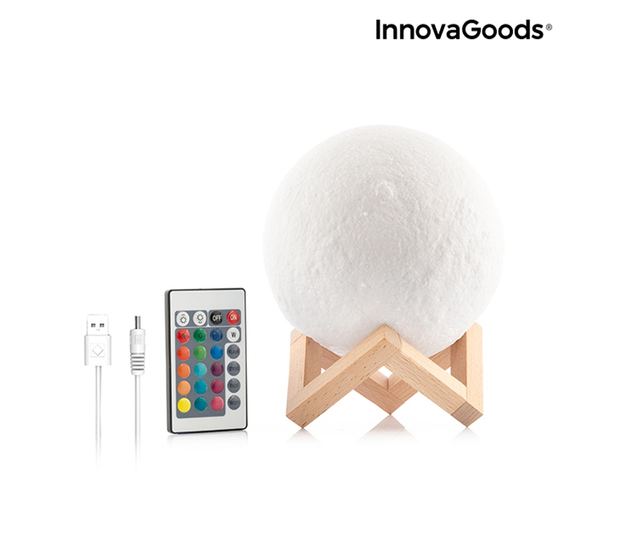 LED презареждаща се лампа Луна Moondy InnovaGoods