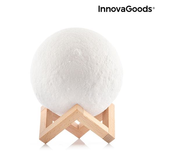 LED презареждаща се лампа Луна Moondy InnovaGoods