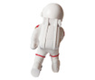Statueta decorativa, Astronaut fotbalist, 26 cm, BJ1737C