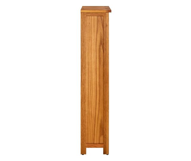 4 szintes tömör tölgyfa könyvespolc 70 x 22 x 110 cm
