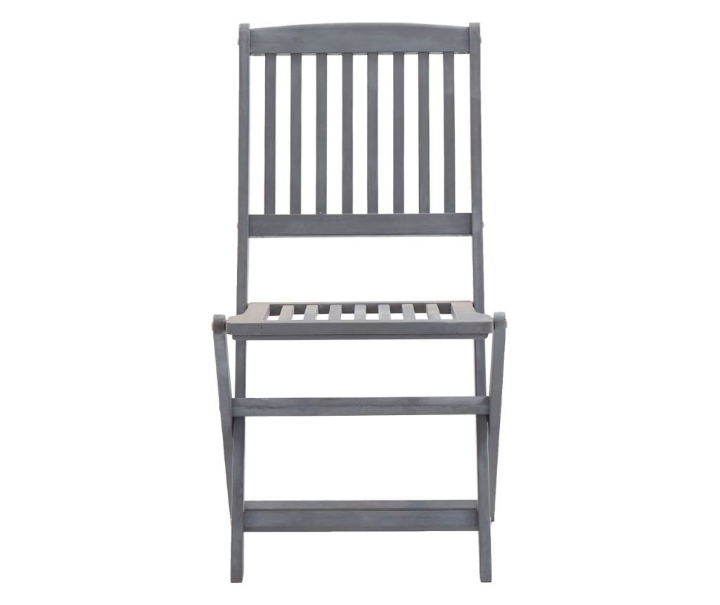 Πτυσσόμενες Καρέκλες Εξωτερικού Χώρου με Μαξιλάρια, 2 τεμ., Μασίφ Ξύλο Ακακίας - 5