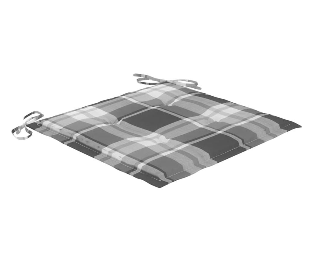 Сгъваеми градински столове, 2 бр., с възглавници, бамбук - 8