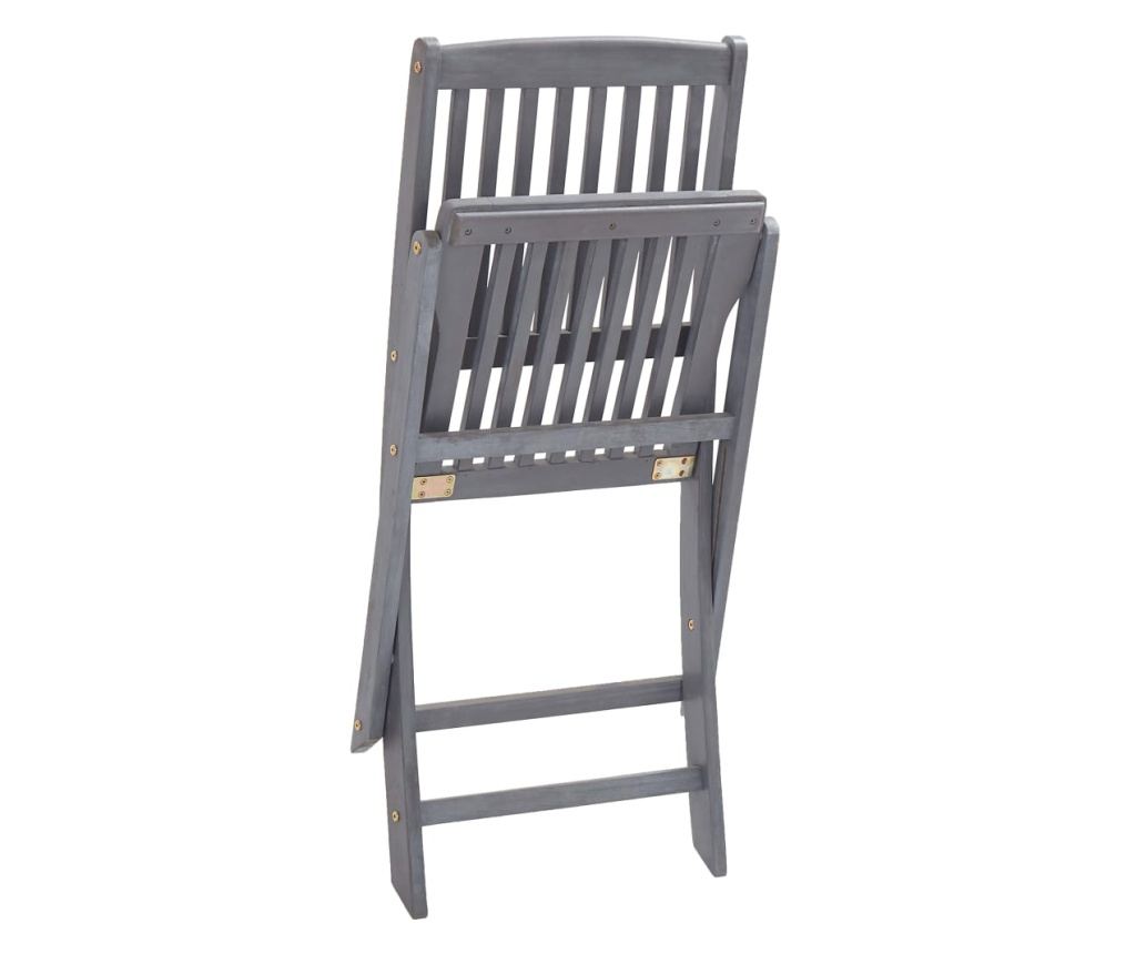 Πτυσσόμενες Καρέκλες Εξωτερικού Χώρου με Μαξιλάρια, 2 τεμ., Μασίφ Ξύλο Ακακίας - 6